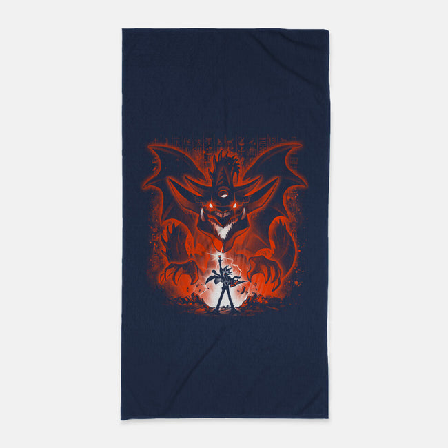 Sky Dragon-none beach towel-alemaglia