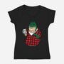 Not the Mama-womens v-neck tee-Raffiti