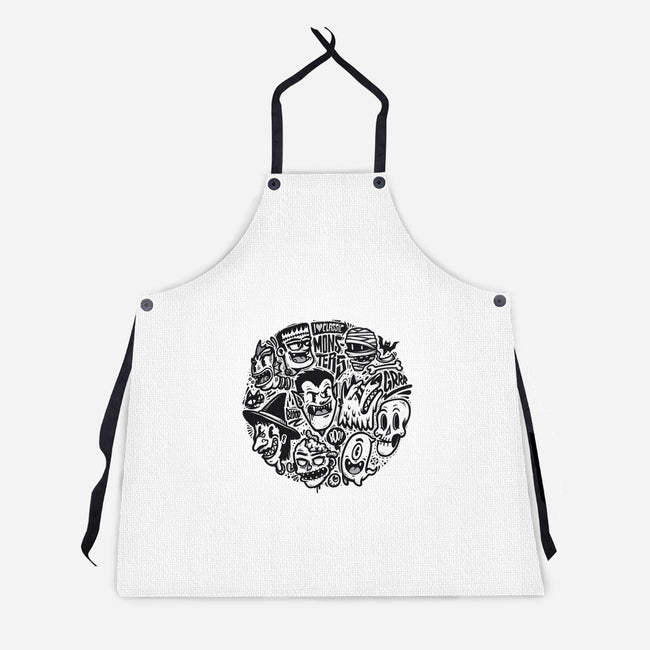 Classic Monsters-unisex kitchen apron-StudioM6