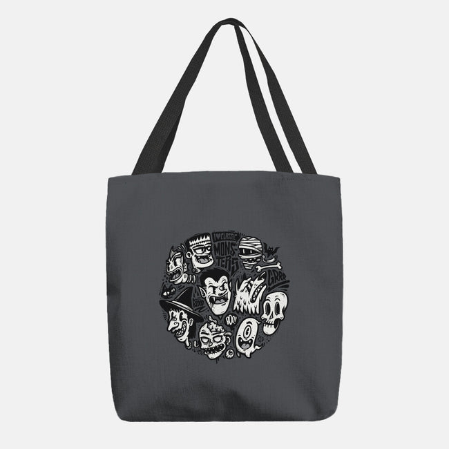Classic Monsters-none basic tote-StudioM6