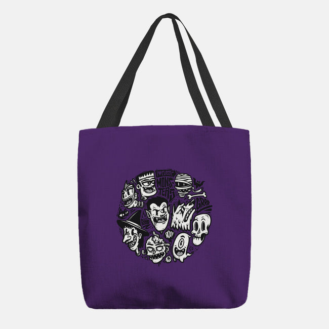 Classic Monsters-none basic tote-StudioM6