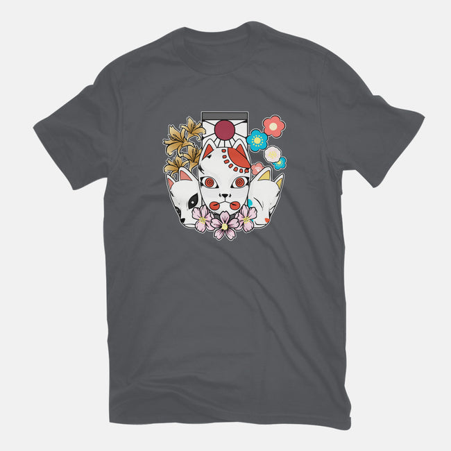Kitsune Team-youth basic tee-neokawaii