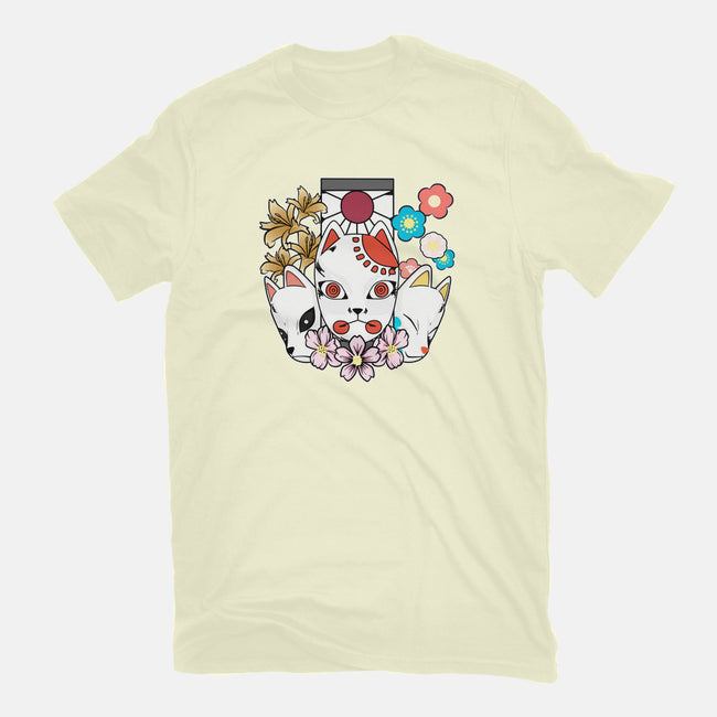 Kitsune Team-youth basic tee-neokawaii