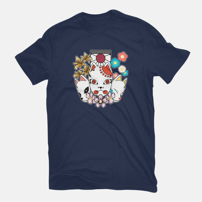 Kitsune Team-youth basic tee-neokawaii