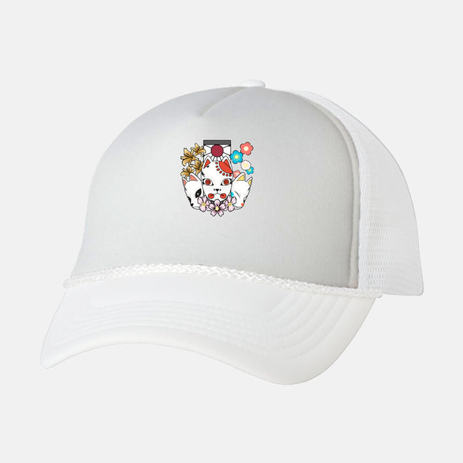 Kitsune Team-unisex trucker hat-neokawaii