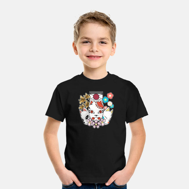 Kitsune Team-youth basic tee-neokawaii