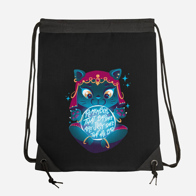 Bad Times-none drawstring bag-theteenosaur