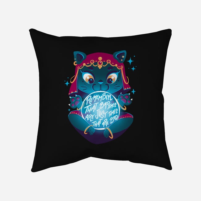 Bad Times-none removable cover w insert throw pillow-theteenosaur