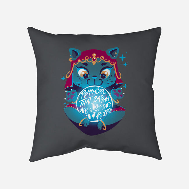 Bad Times-none removable cover throw pillow-theteenosaur
