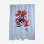 Fire Fist Ace-none polyester shower curtain-DrMonekers