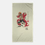 Fire Fist Ace-none beach towel-DrMonekers