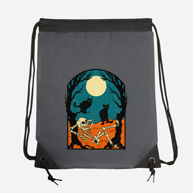 People are Strange-none drawstring bag-pedralouca