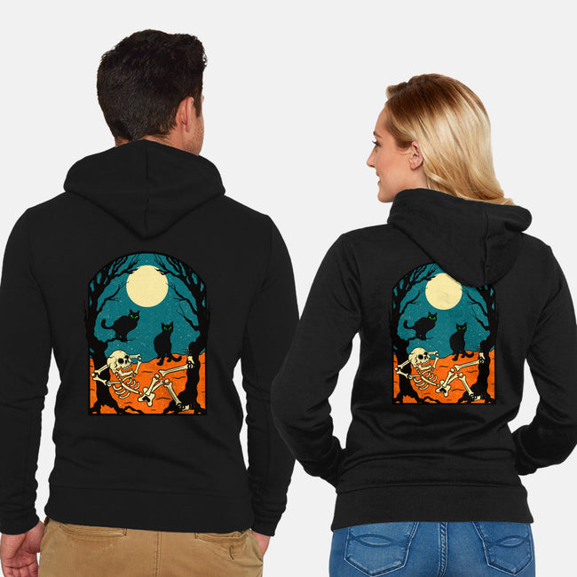People are Strange-unisex zip-up sweatshirt-pedralouca