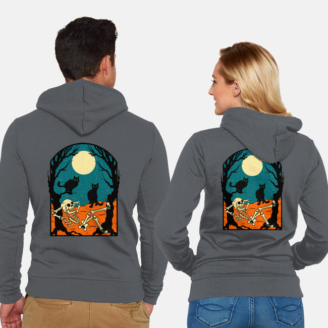 People are Strange-unisex zip-up sweatshirt-pedralouca