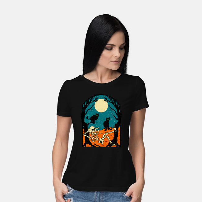People are Strange-womens basic tee-pedralouca