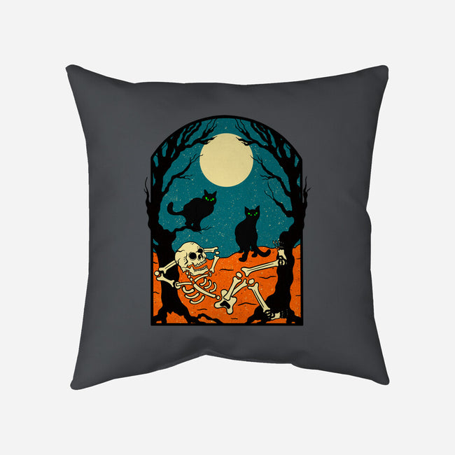 People are Strange-none removable cover w insert throw pillow-pedralouca