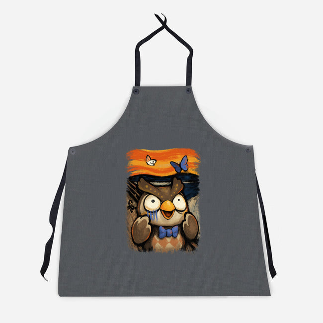 Scream Island-unisex kitchen apron-BlancaVidal