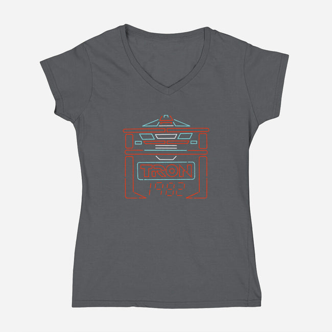 You Better Recognize-womens v-neck tee-rocketman_art