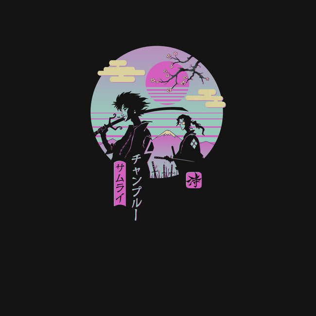 Samurai Chillhop-womens v-neck tee-vp021