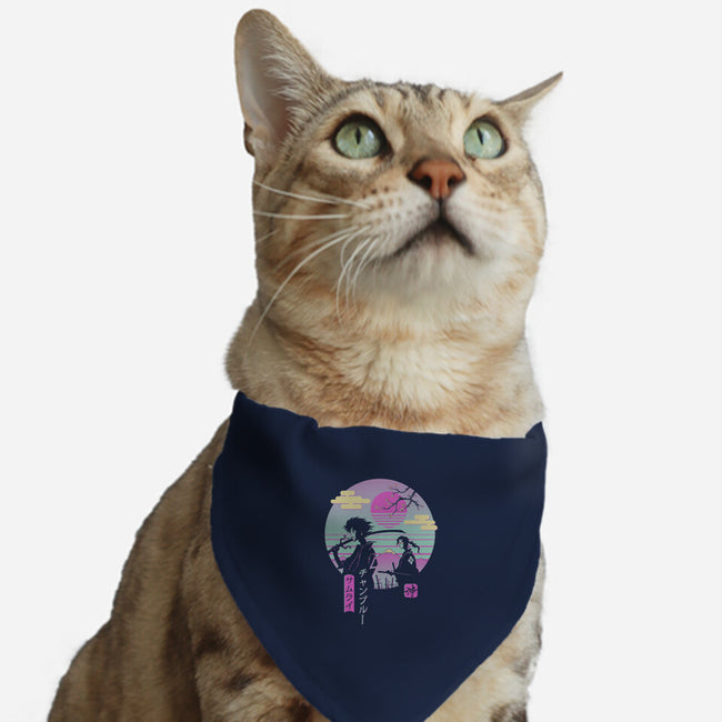 Samurai Chillhop-cat adjustable pet collar-vp021