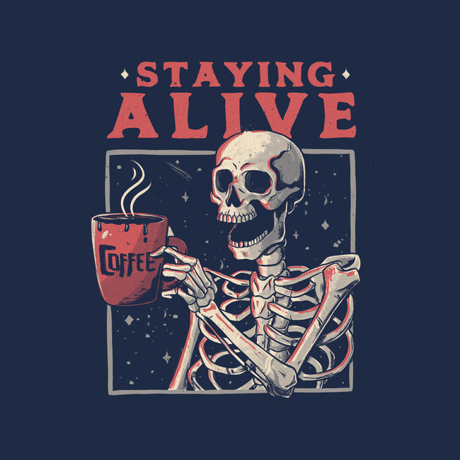 Staying Alive-unisex basic tee-eduely