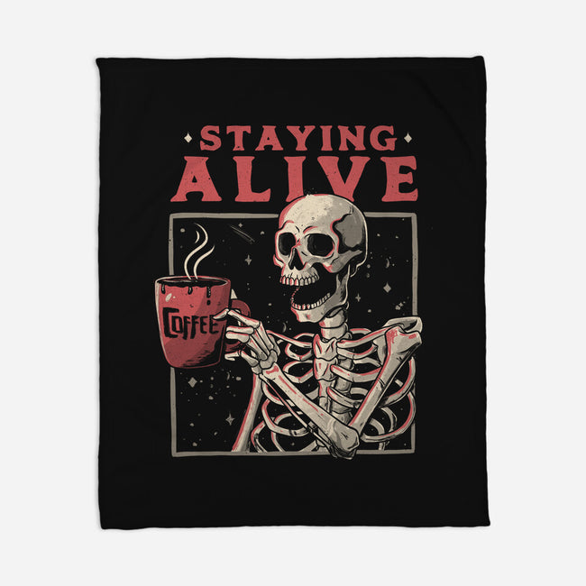 Staying Alive-none fleece blanket-eduely