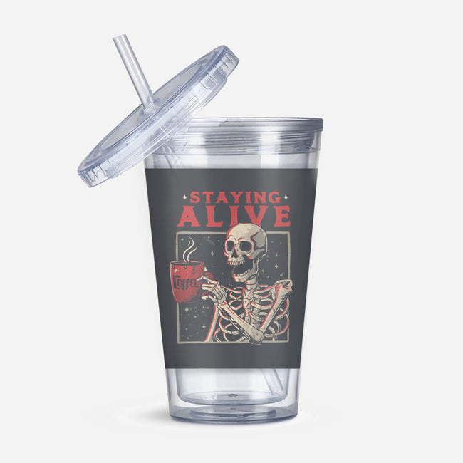 Staying Alive-none acrylic tumbler drinkware-eduely
