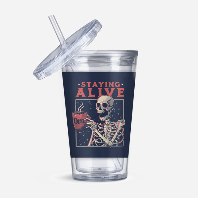 Staying Alive-none acrylic tumbler drinkware-eduely