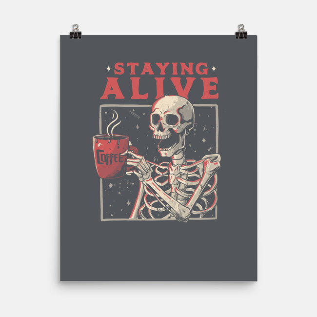 Staying Alive-none matte poster-eduely