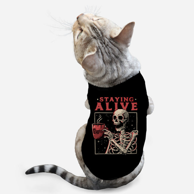 Staying Alive-cat basic pet tank-eduely