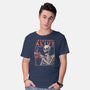 Staying Alive-mens basic tee-eduely