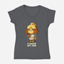 I Hate My Job-womens v-neck tee-BlancaVidal