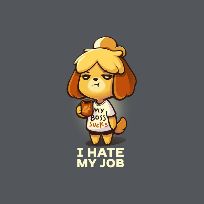 I Hate My Job-womens v-neck tee-BlancaVidal