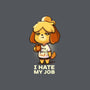 I Hate My Job-womens v-neck tee-BlancaVidal
