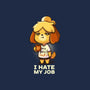 I Hate My Job-womens v-neck tee-BlancaVidal