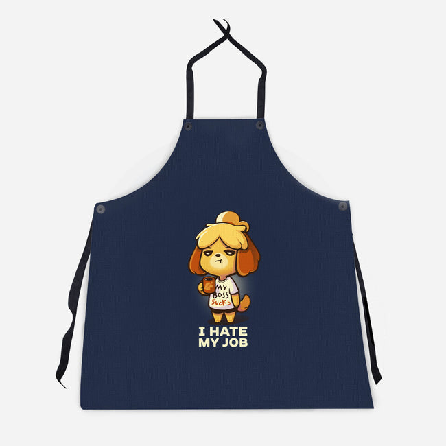 I Hate My Job-unisex kitchen apron-BlancaVidal