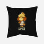 I Hate My Job-none non-removable cover w insert throw pillow-BlancaVidal