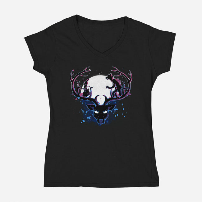 The Instinct-womens v-neck tee-xMorfina