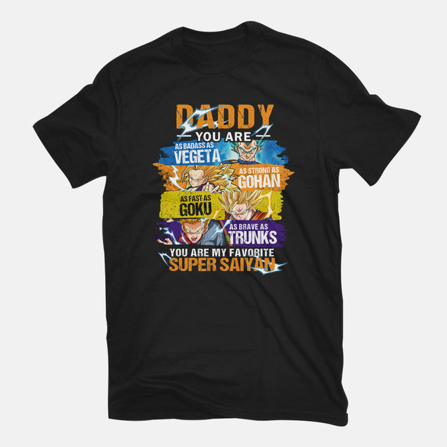 Super Dragon Daddy-womens fitted tee-Tom Geller