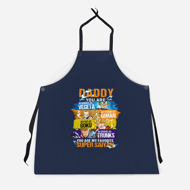 Super Dragon Daddy-unisex kitchen apron-Tom Geller