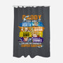 Super Dragon Daddy-none polyester shower curtain-Tom Geller