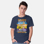 Super Dragon Daddy-mens basic tee-Tom Geller