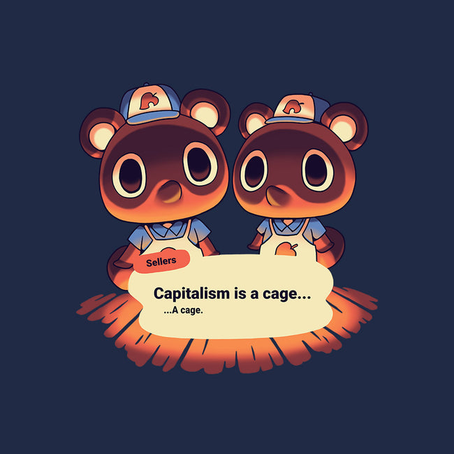 A Cage-womens basic tee-Geekydog