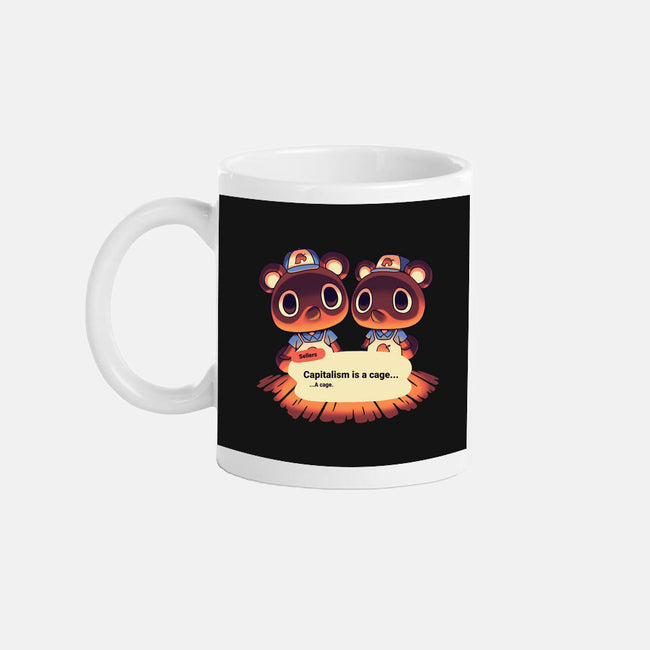 A Cage-none glossy mug-Geekydog