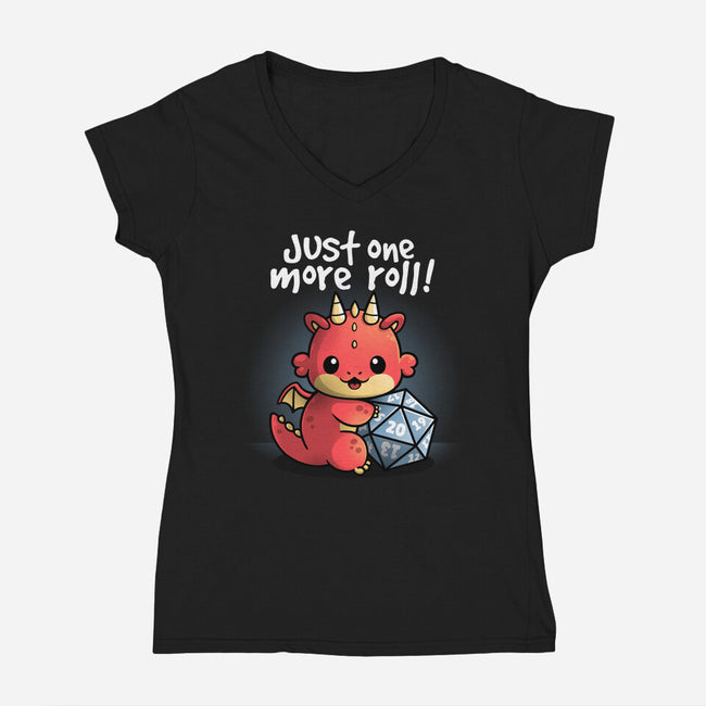 One More Roll-womens v-neck tee-NemiMakeit
