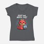One More Roll-womens v-neck tee-NemiMakeit