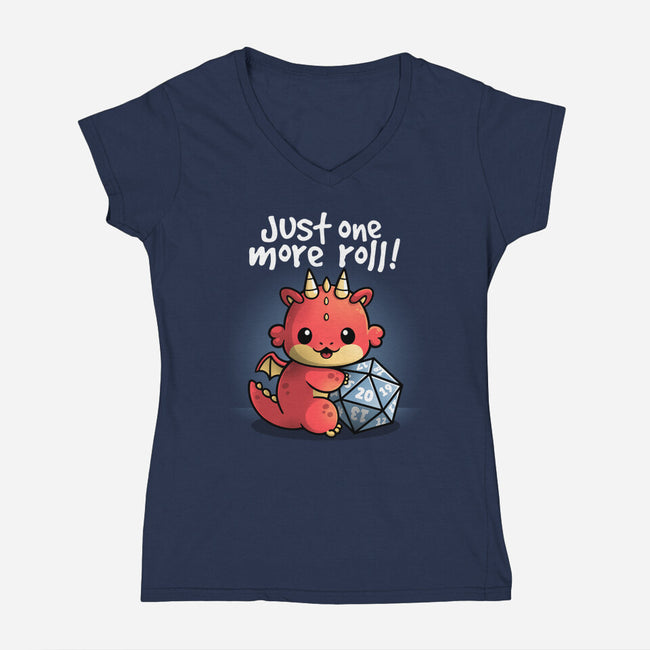 One More Roll-womens v-neck tee-NemiMakeit
