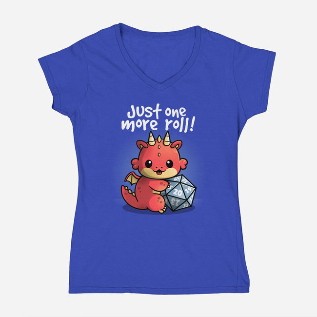 One More Roll-womens v-neck tee-NemiMakeit