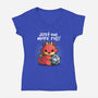 One More Roll-womens v-neck tee-NemiMakeit