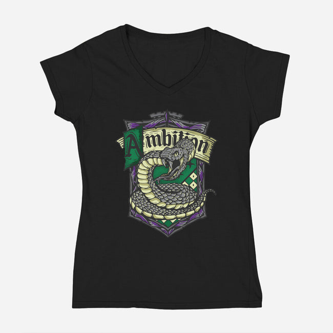 House of Ambition-womens v-neck tee-turborat14